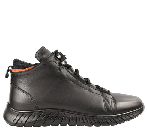 Ghete sport, barbati, GORETTI, B64-1945 negru, piele naturala